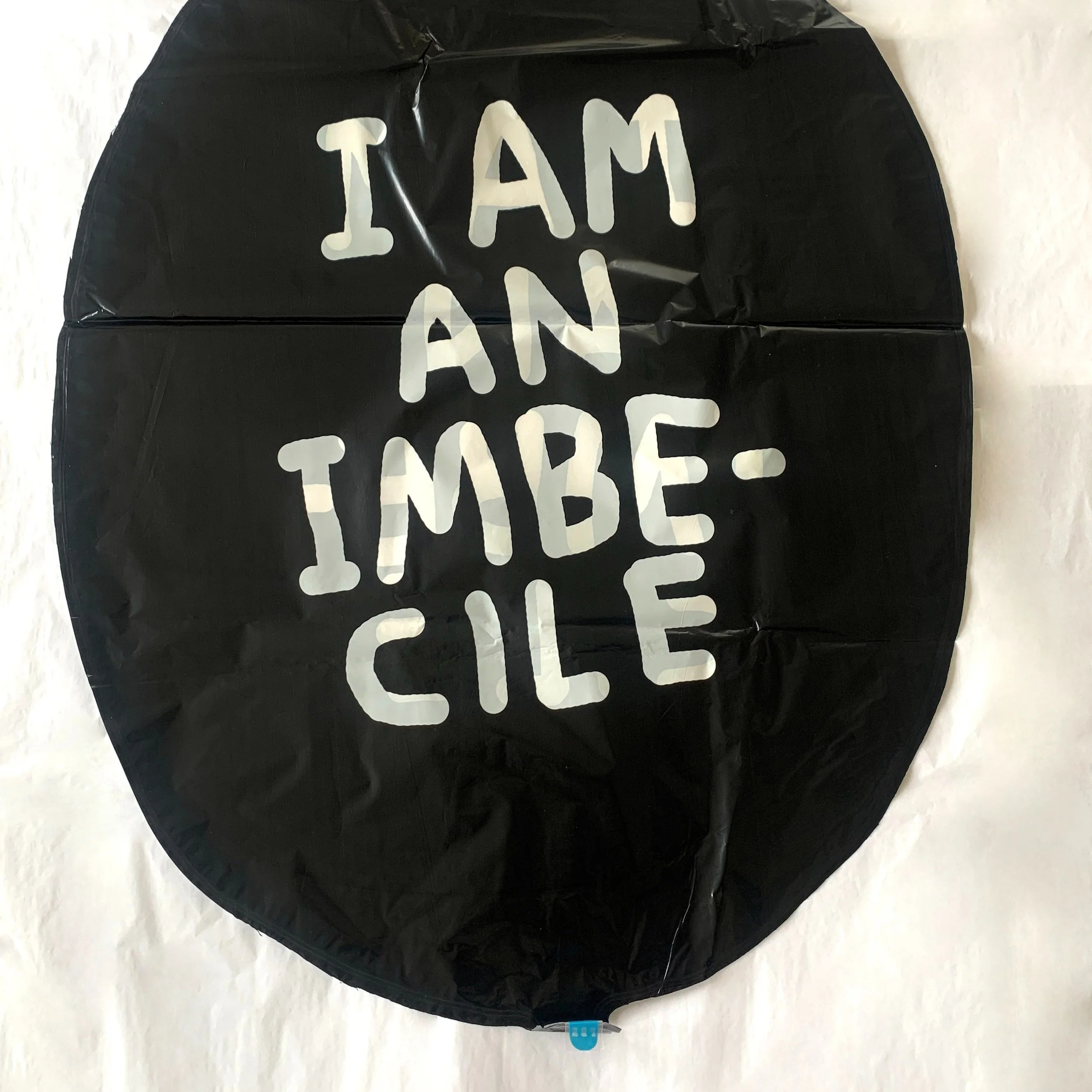 Sculpture “Bucket on head” from Banksy - Dope! Gallery